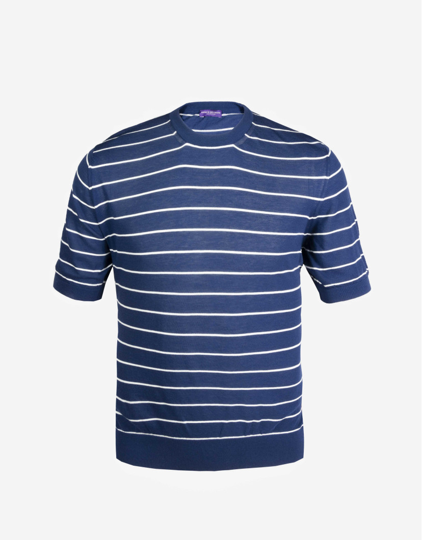 Patrick Hellmann Collection Blue T-shirt 100% Cotton image